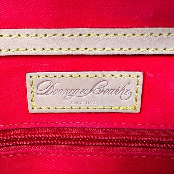 Dooney & Bourke Mint Green Patent Leather Janine Handbag - 12.5” x 9.5” x 6” - Picture 4 of 11